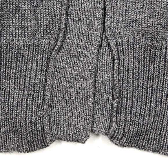 MALVIN ANTHRO Cardigan Tunic Length Sweater Alpaca Wool Gray Women Sz 10/Euro 40 - Picture 8 of 10